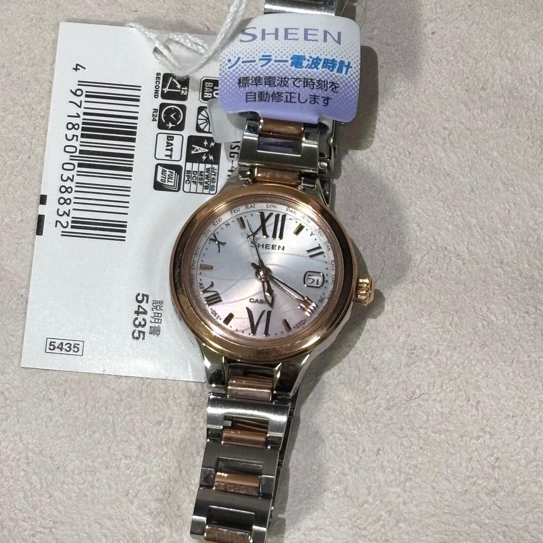 未使用　稼働　CASIO 　腕時計　 SHEEN　SHW-1700SG-4AJF