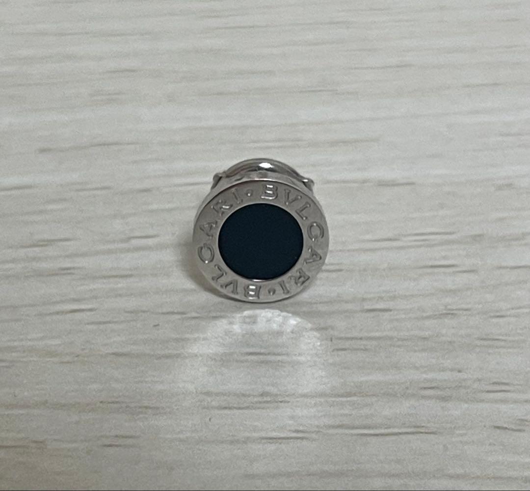 【美品】BVLGARI ブルガリ オニキス ピアス 片耳