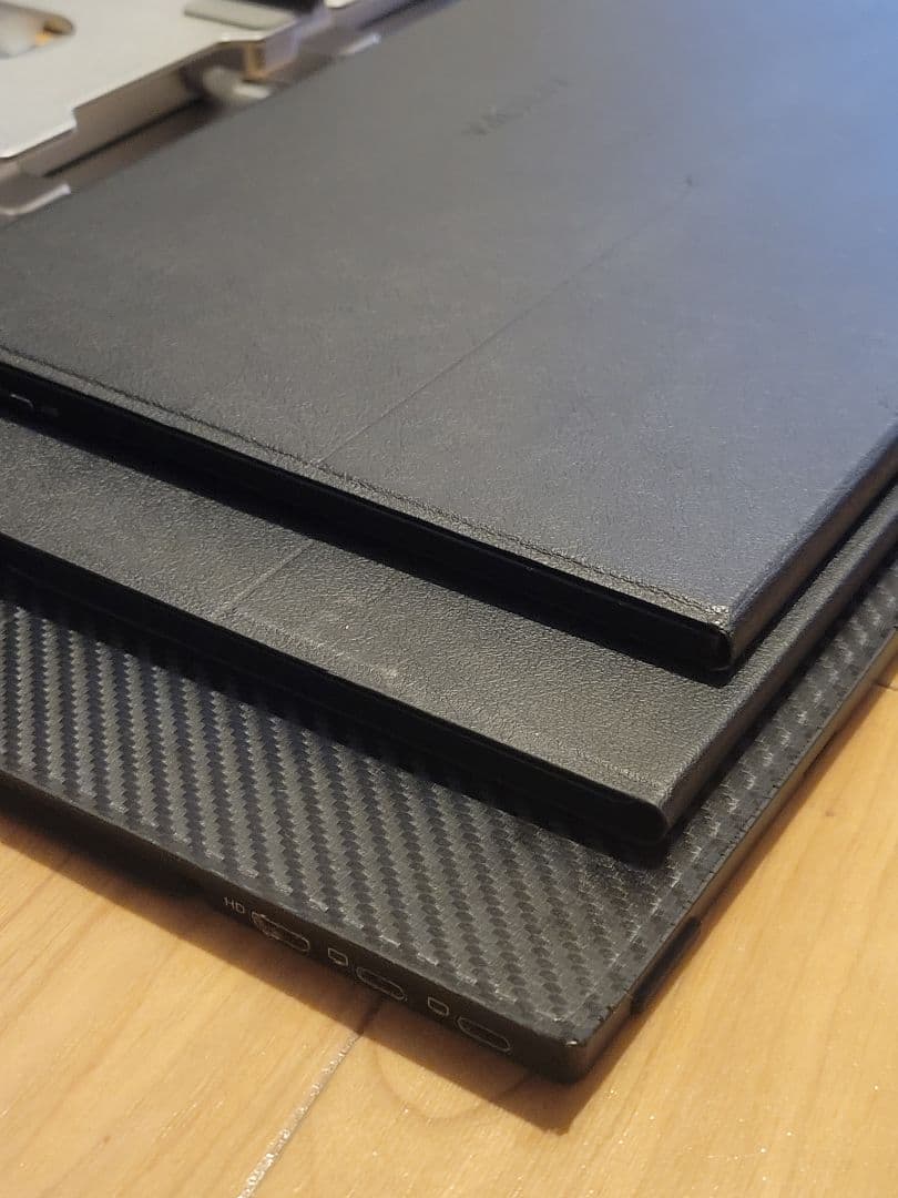 ARZOPA 15.6インチ モバイルディスプレ 3台 + アルミスタンド 付き