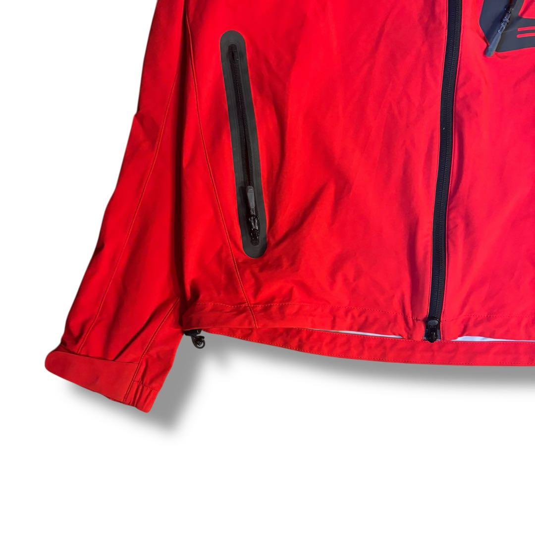 美品✨MAMMUT マムート フード付 ナイロン WIND STOPPER 赤