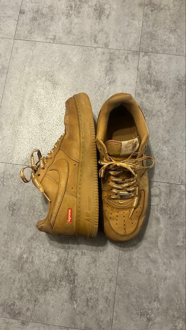 [美品]Nike Air Force 1 supreme スエード