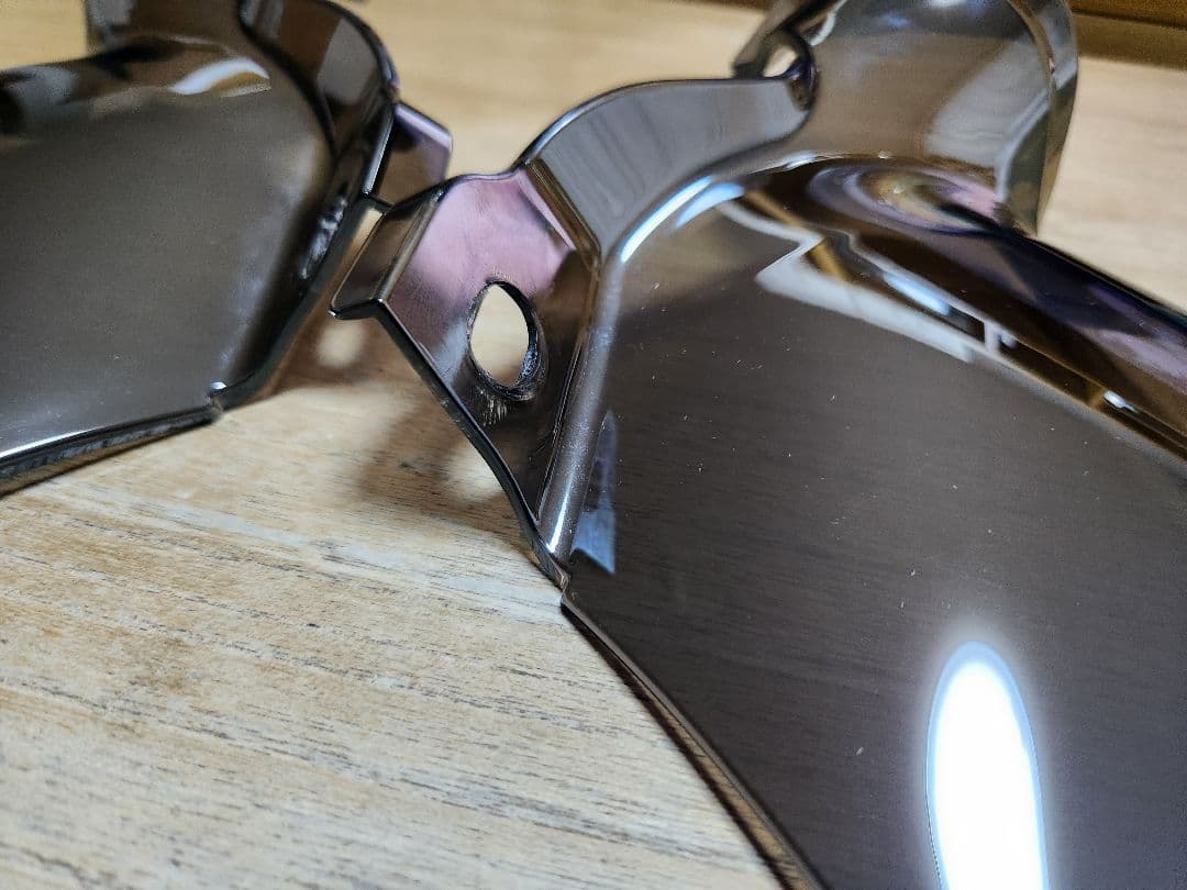 【 クリアキン 】 サドルシールド ソフテイル ミラースモーク