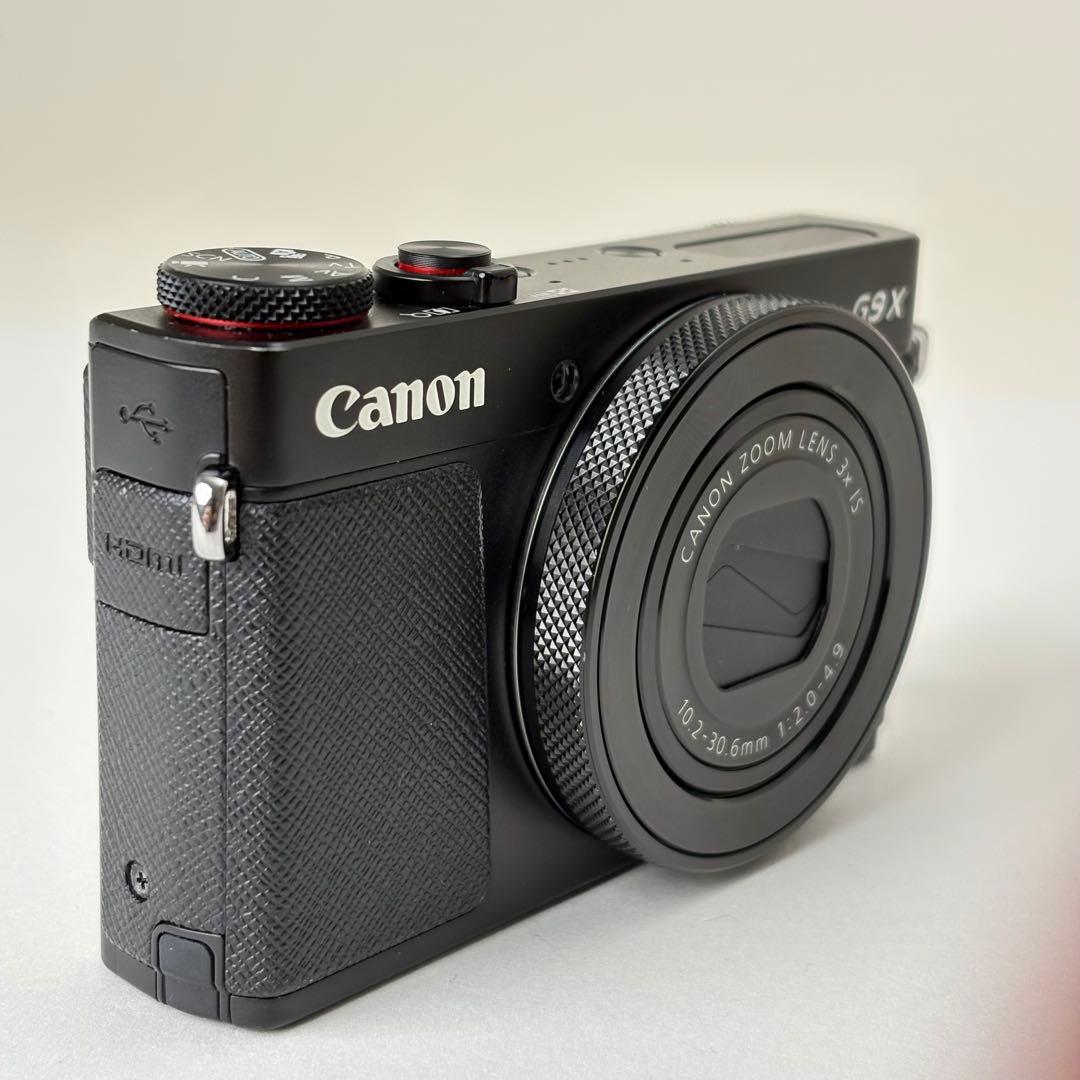 【美品】Canon PowerShotG9X Mark2 ブラックWi-Fi搭載