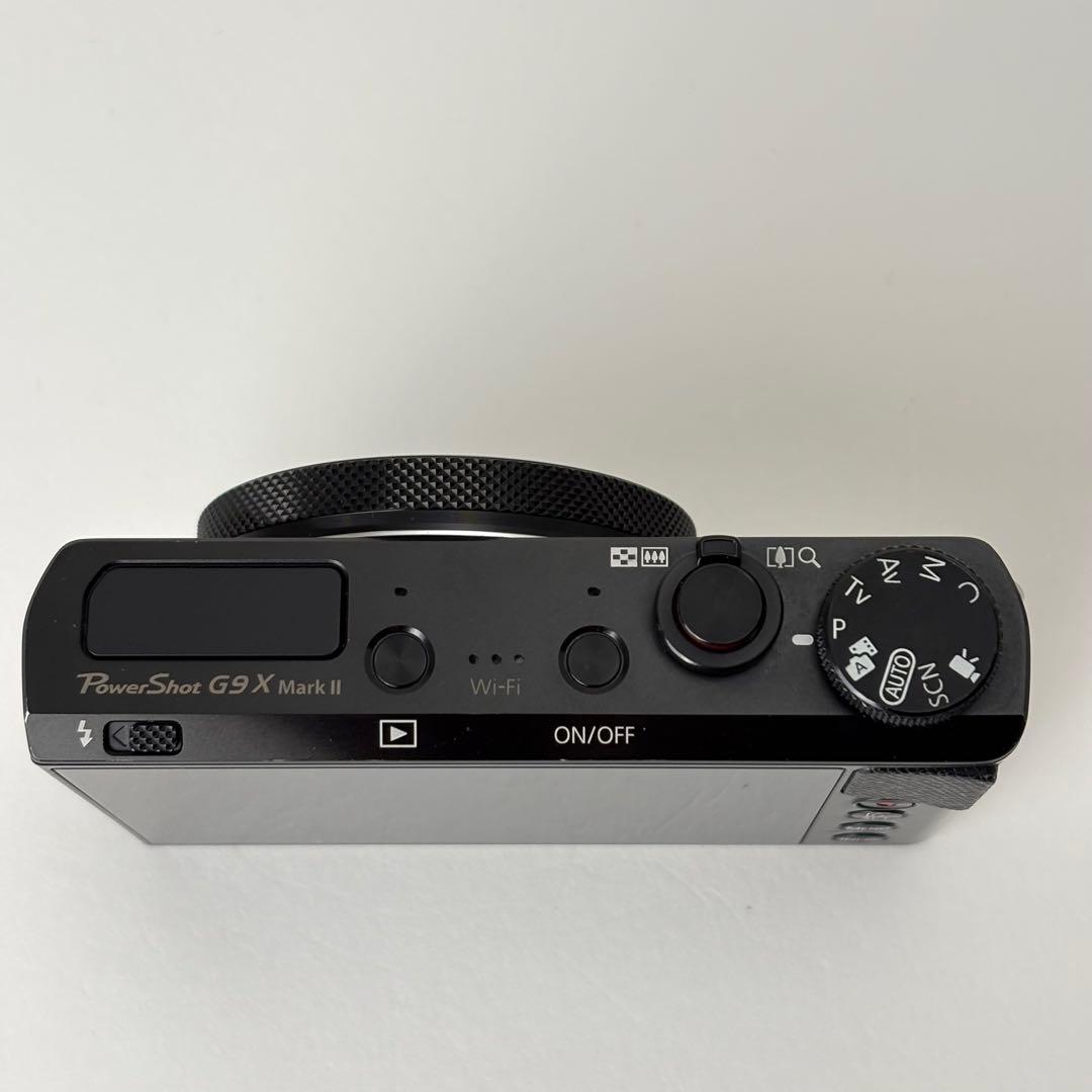 【美品】Canon PowerShotG9X Mark2 ブラックWi-Fi搭載