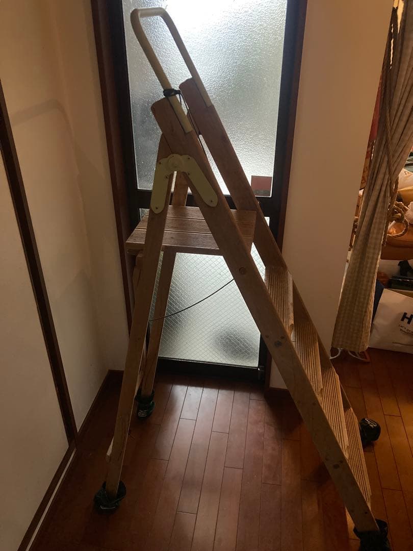 アンティークラダー 木製脚立 PIONEER SUPER STEPS