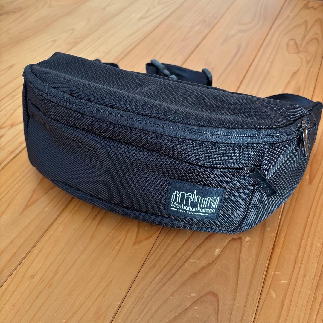 マンハッタンポーテージ　ブラックレーベル　ボディバッグ　ウエストポーチ
