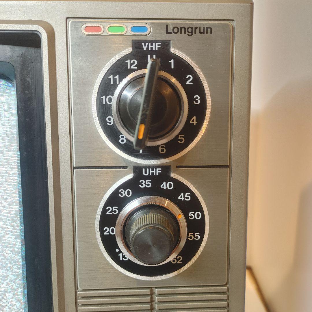 SHARP Longrun ブラウン管テレビ 赤