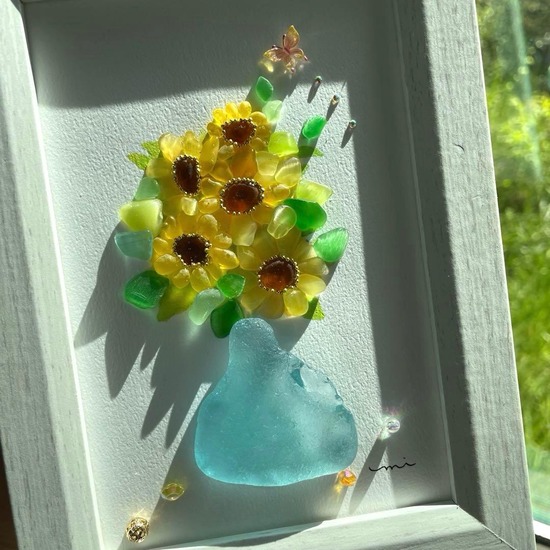 シーグラスアート　もんち様♡リクエスト