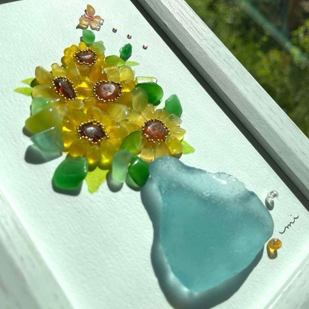 シーグラスアート　もんち様♡リクエスト