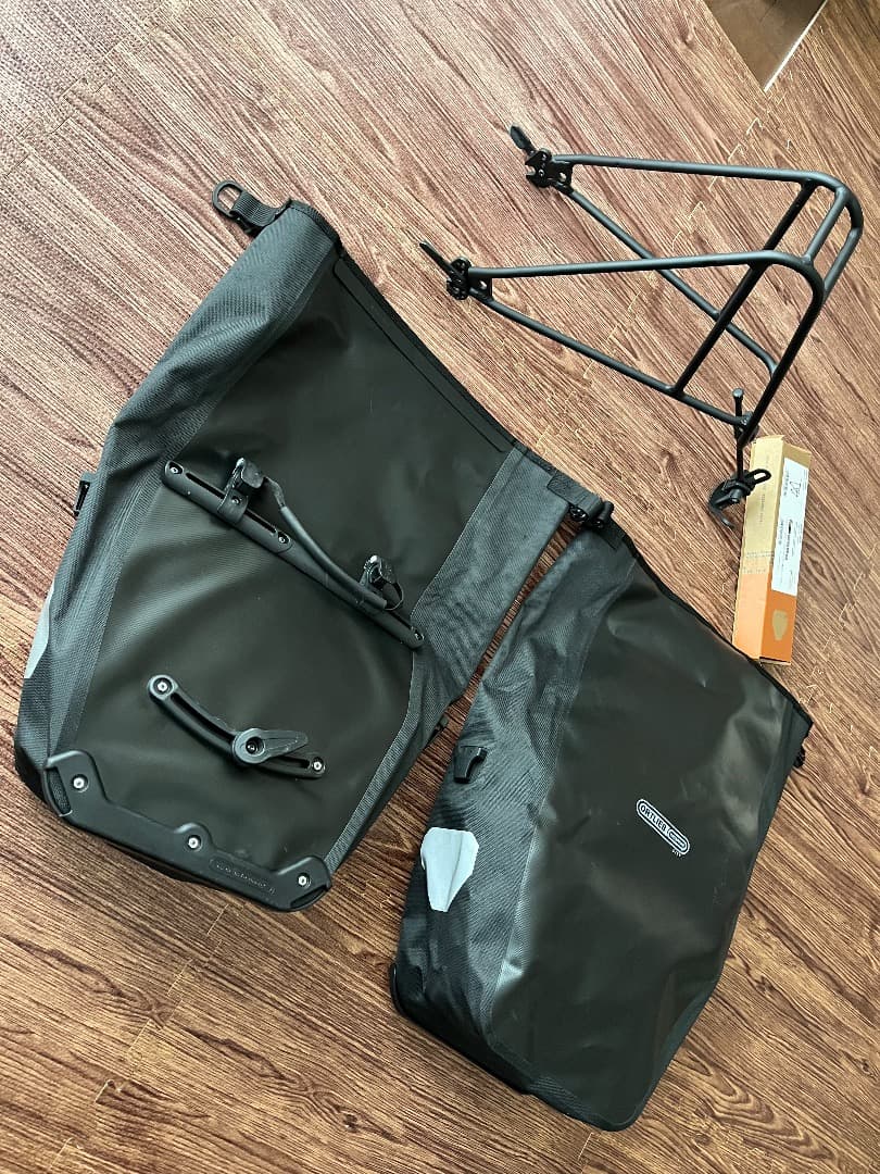ORTLIEB バックローラー シティ 40Lペア　＋　クイックラック