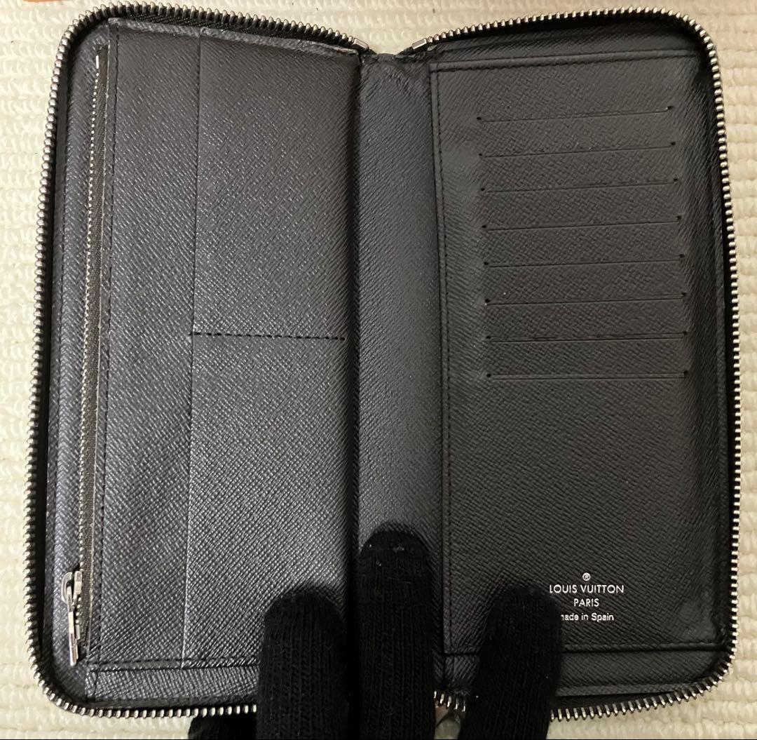 良品/LOUIS VUITTON ダミエ グラフィット ジッピー ヴェルティカル