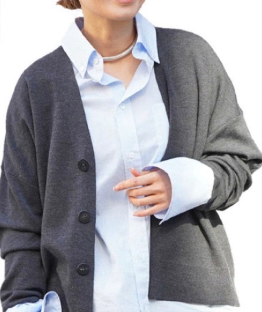 【Deuxieme Classe】新品　ENFOLD V CARDIGAN
