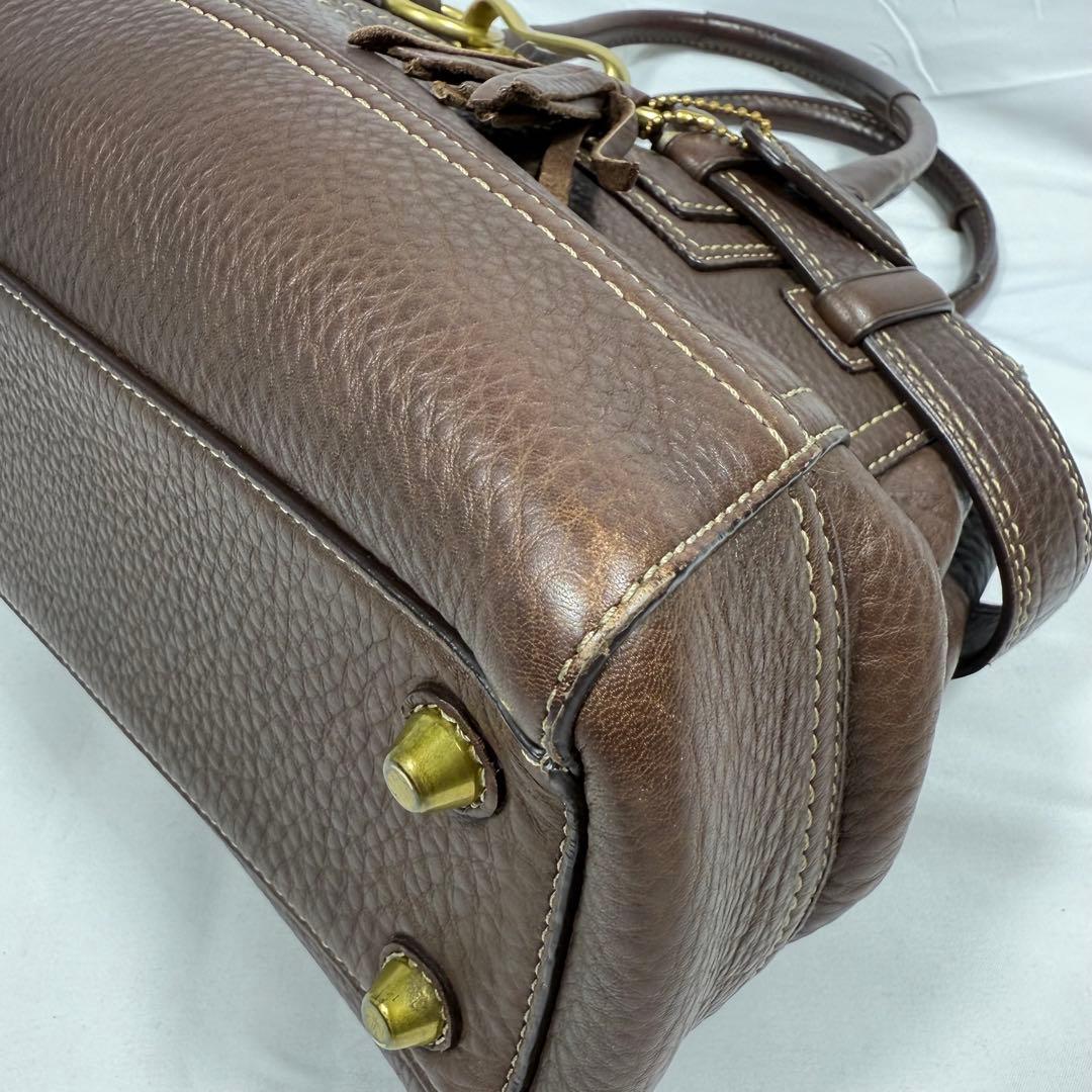 【美品】コーチ トートバッグ ブラウン レザー F10212 本革