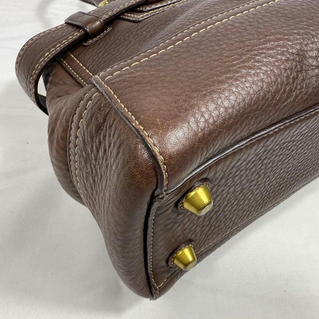 【美品】コーチ トートバッグ ブラウン レザー F10212 本革