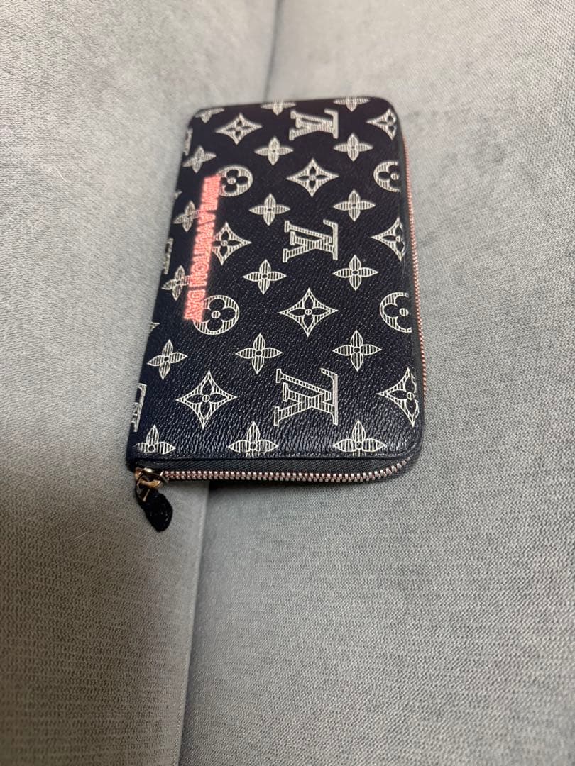 ルイヴィトン モノグラム インク 長財布 ジッピーオーガナイザー ネイビー