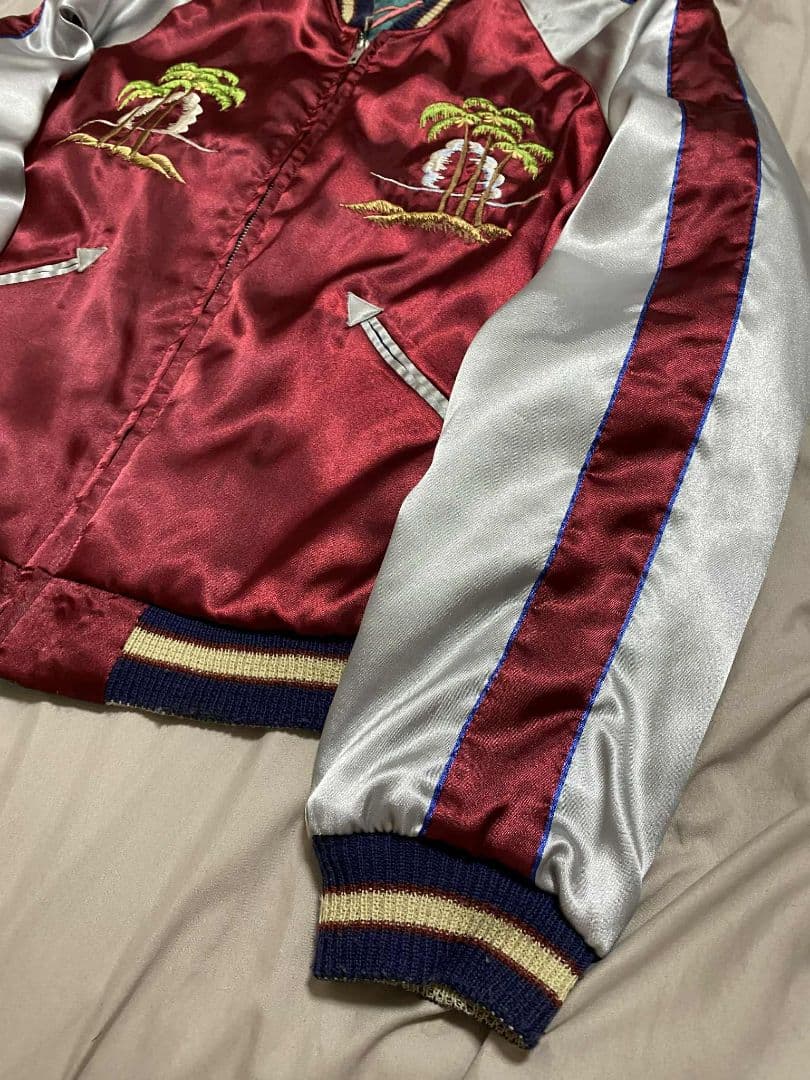 ２面用 テーラー東洋 龍 bomb 日本限定スカジャン vintage サテン