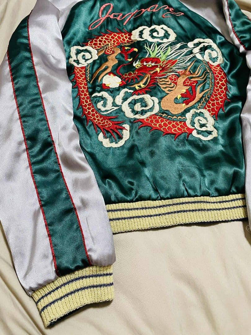 ２面用 テーラー東洋 龍 bomb 日本限定スカジャン vintage サテン