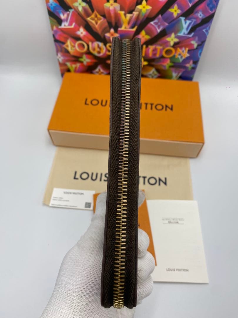 美品　ルイヴィトン モノグラム ジッピーウォレト　長財布　ラウンドファスナー