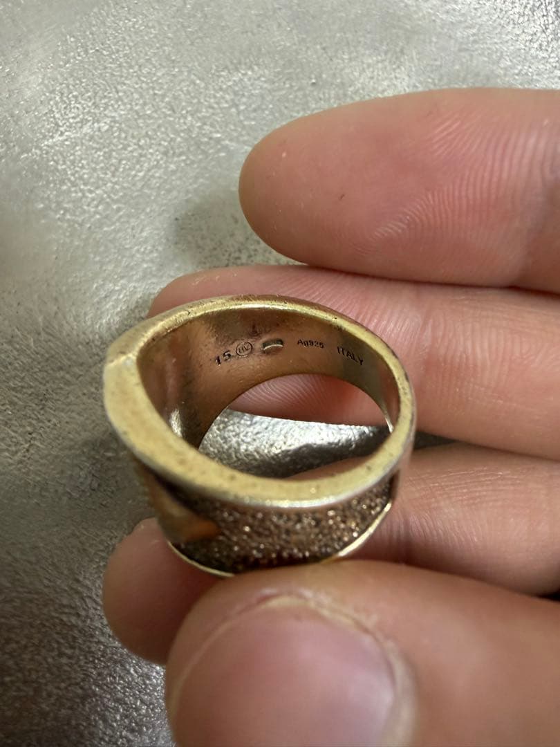 BOTTEGA VENETA ボッテガヴェネタ リング15号 Ag925 箱付き