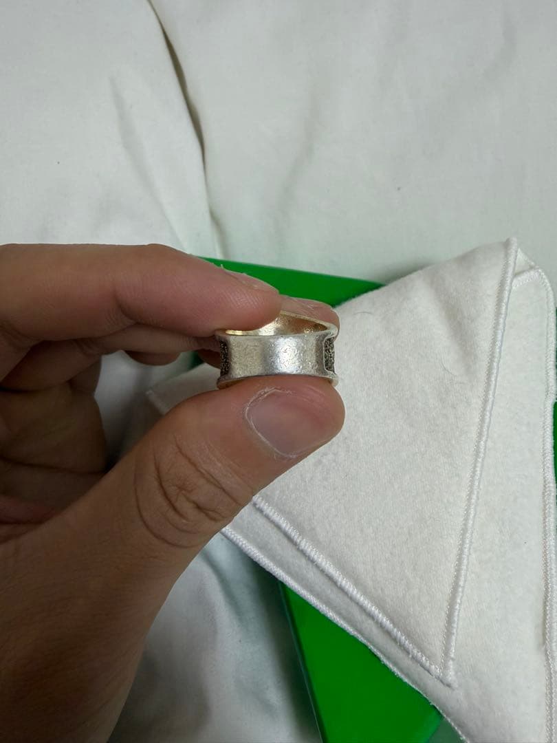 BOTTEGA VENETA ボッテガヴェネタ リング15号 Ag925 箱付き