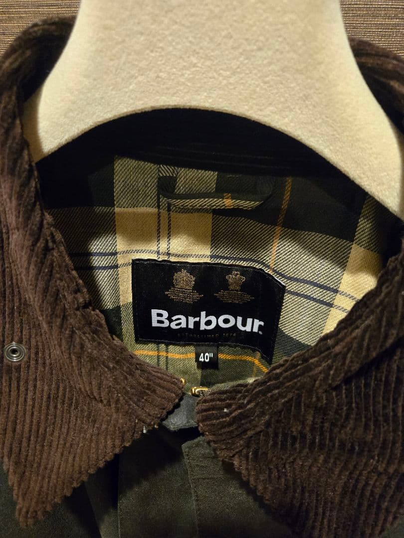 2025バブアー　トランスポートOS　WAX　サイズ40　フリークスストア別注