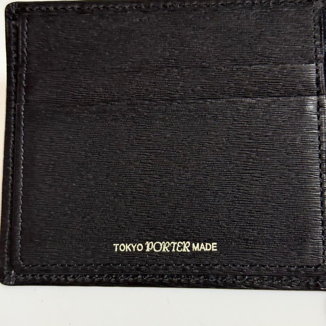⭐️未使用級⭐️ PORTER カレント　マネークリップ　二つ折り財布　ブラック