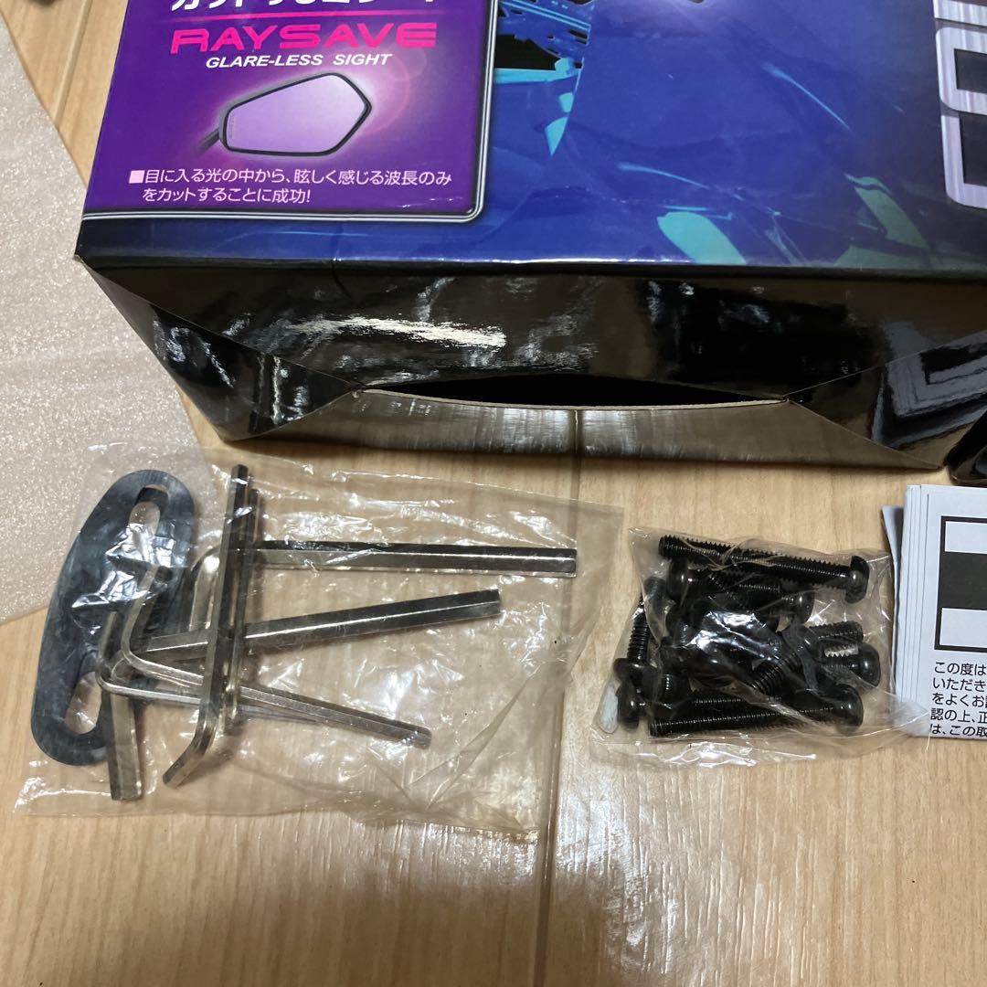 タナックス ナポレオン　カウリングミラー AEX 6 ブラック　ロングステー