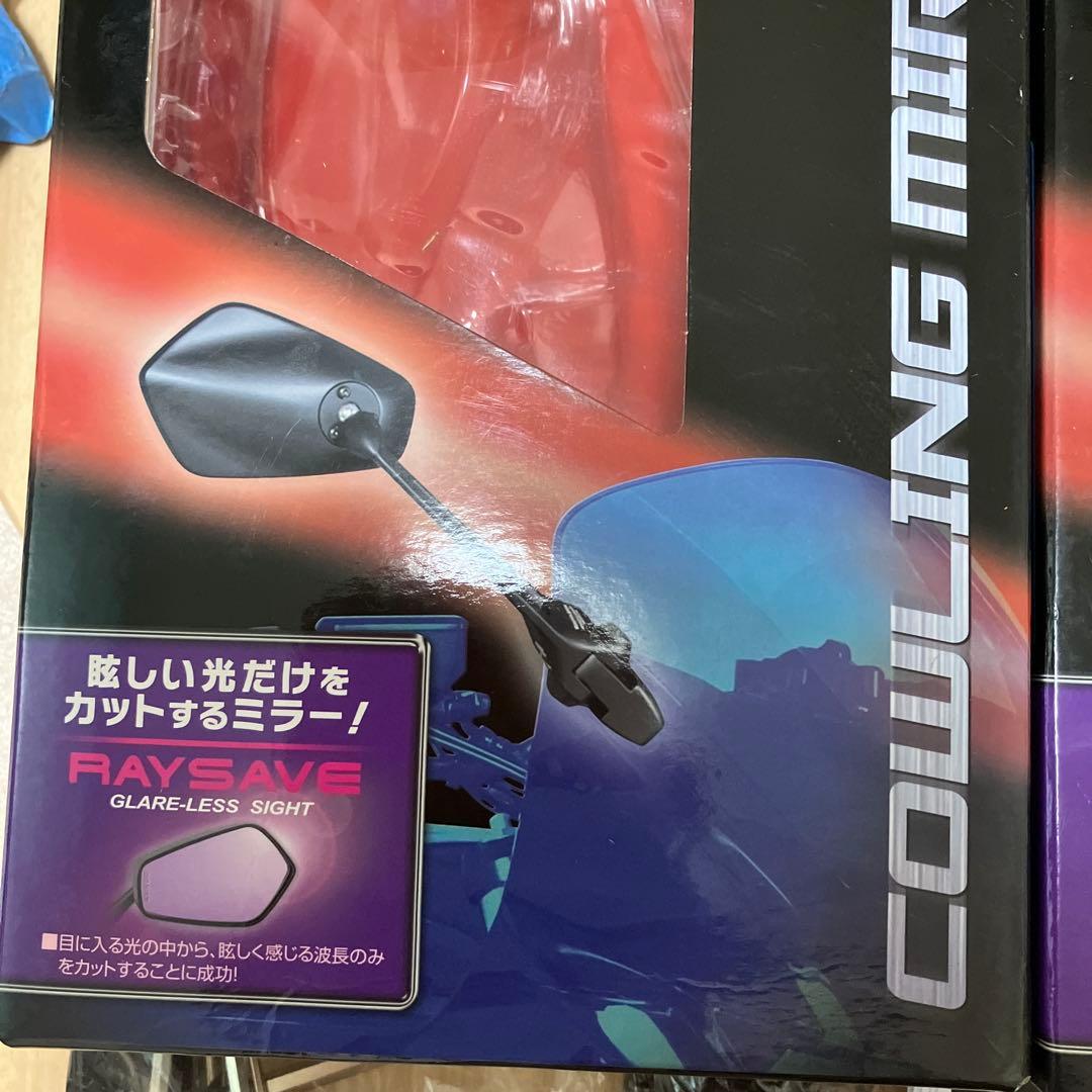 タナックス ナポレオン　カウリングミラー AEX 6 ブラック　ロングステー