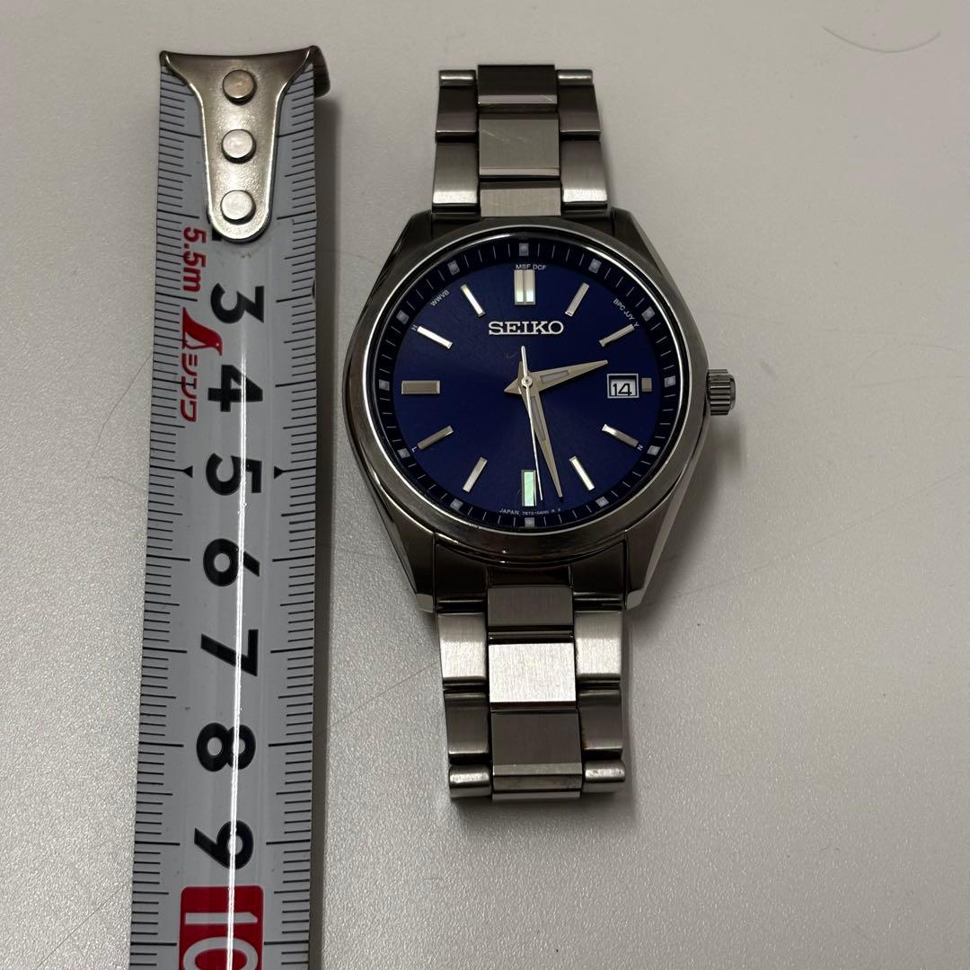 セイコー ソーラー 腕時計 7b72-0ac0 【稼働】