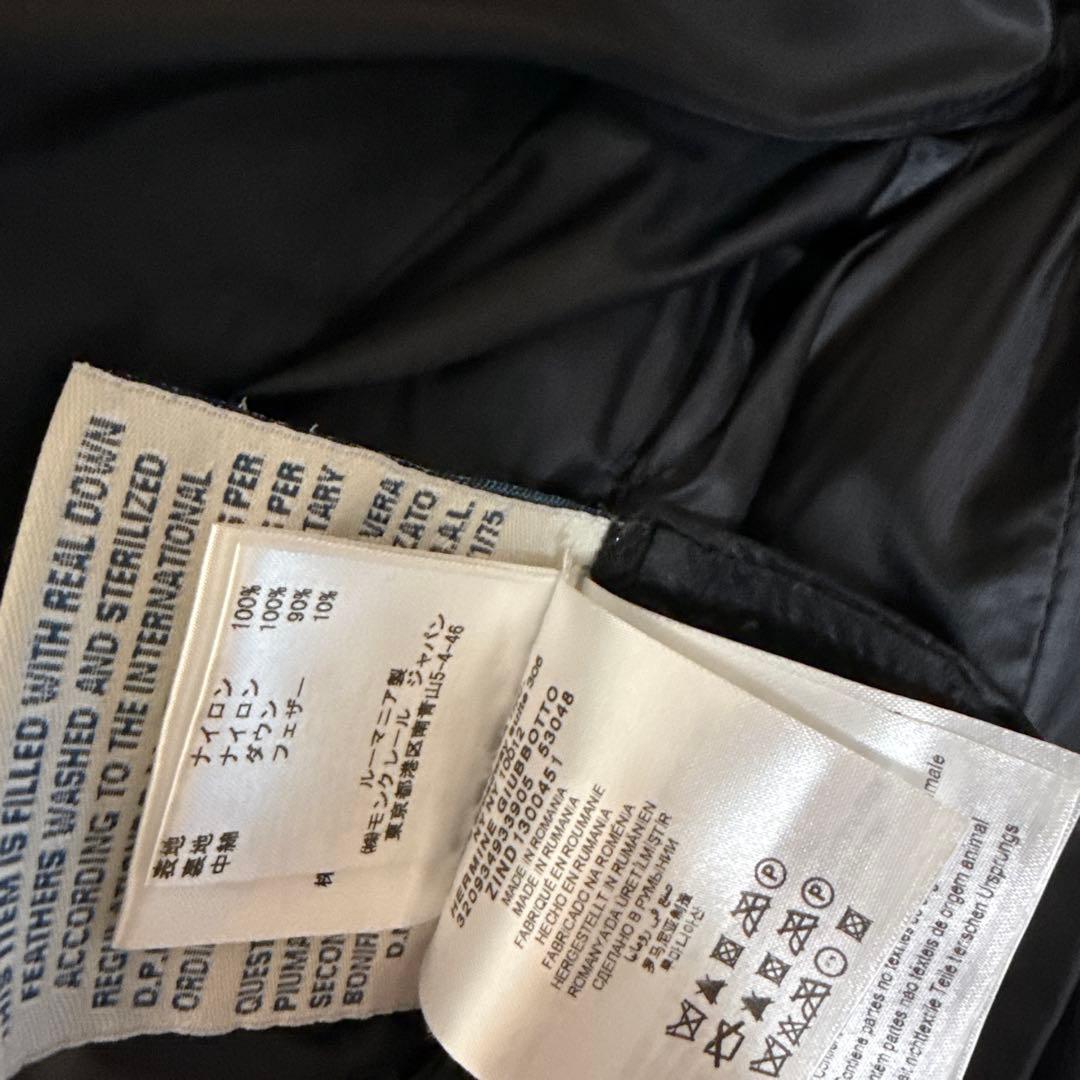 美品 MONCLER モンクレール HERMINE ブラック ダウンジャケット