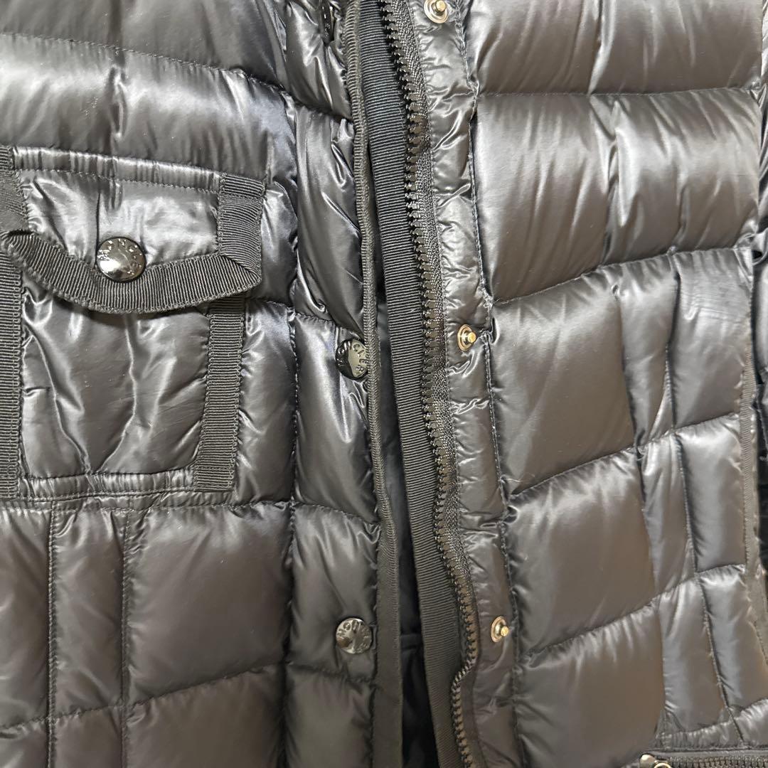美品 MONCLER モンクレール HERMINE ブラック ダウンジャケット