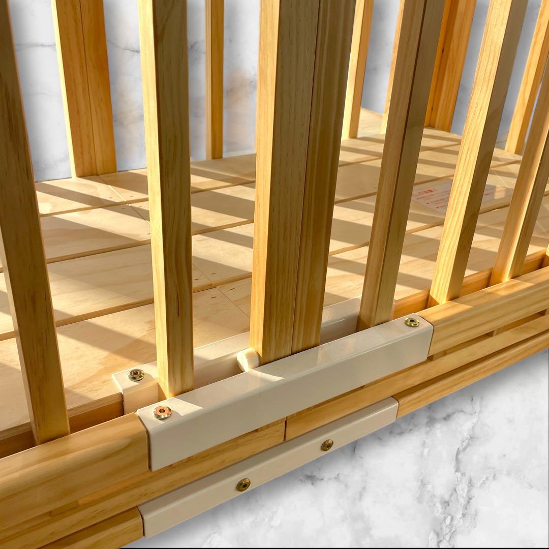 そいねーるⅢ ベビーベッド ナチュラル 大和屋 添い寝 ベルト付き