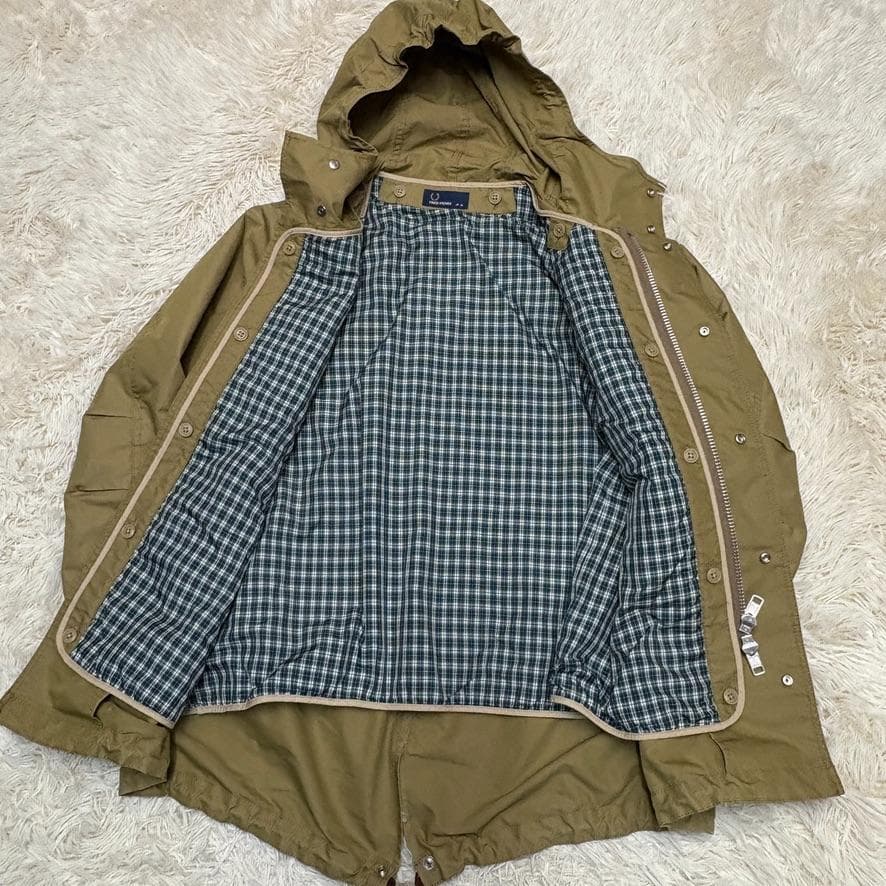 ★美品　FRED PERRY　モッズコート　ライナー付　フィッシュテールパーカー