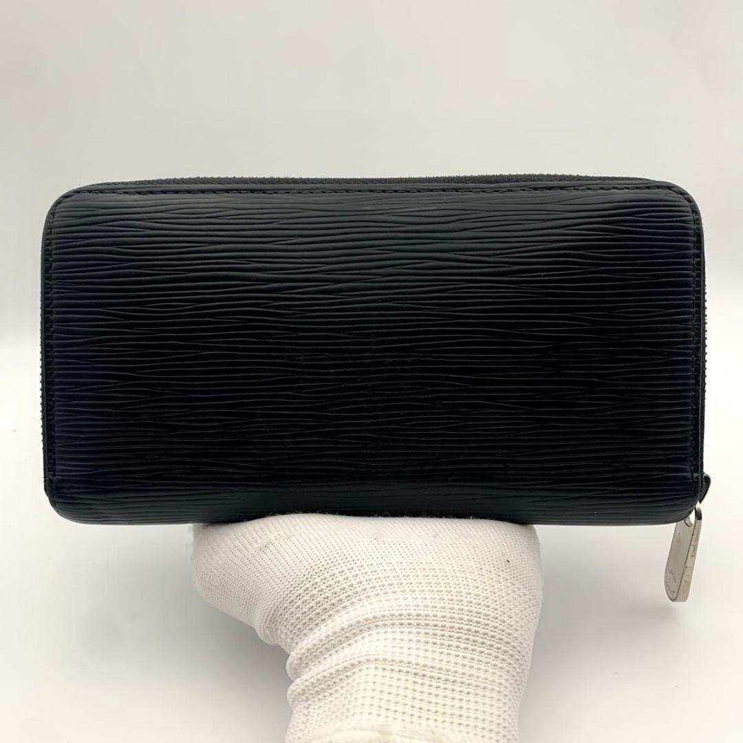 鑑定済み ルイヴィトン ジッピーウォレット 長財布 エピ ラウンドファスナー 黒