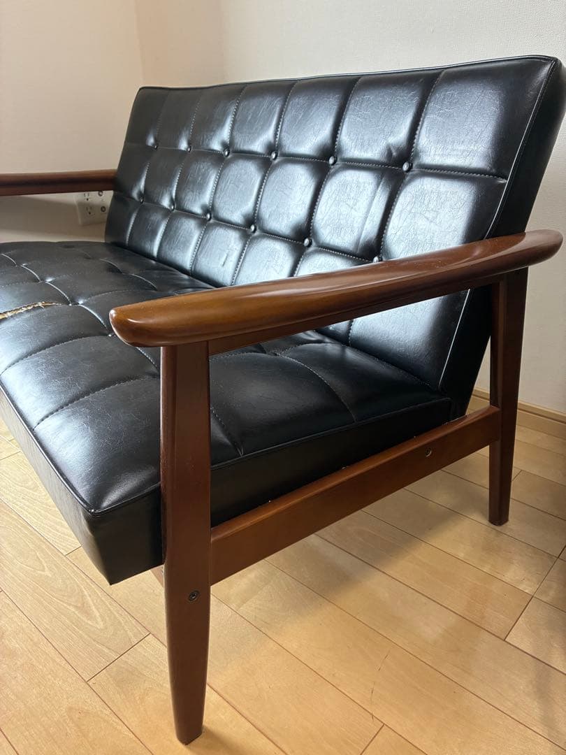 カリモク60 Kチェアー　2シーター