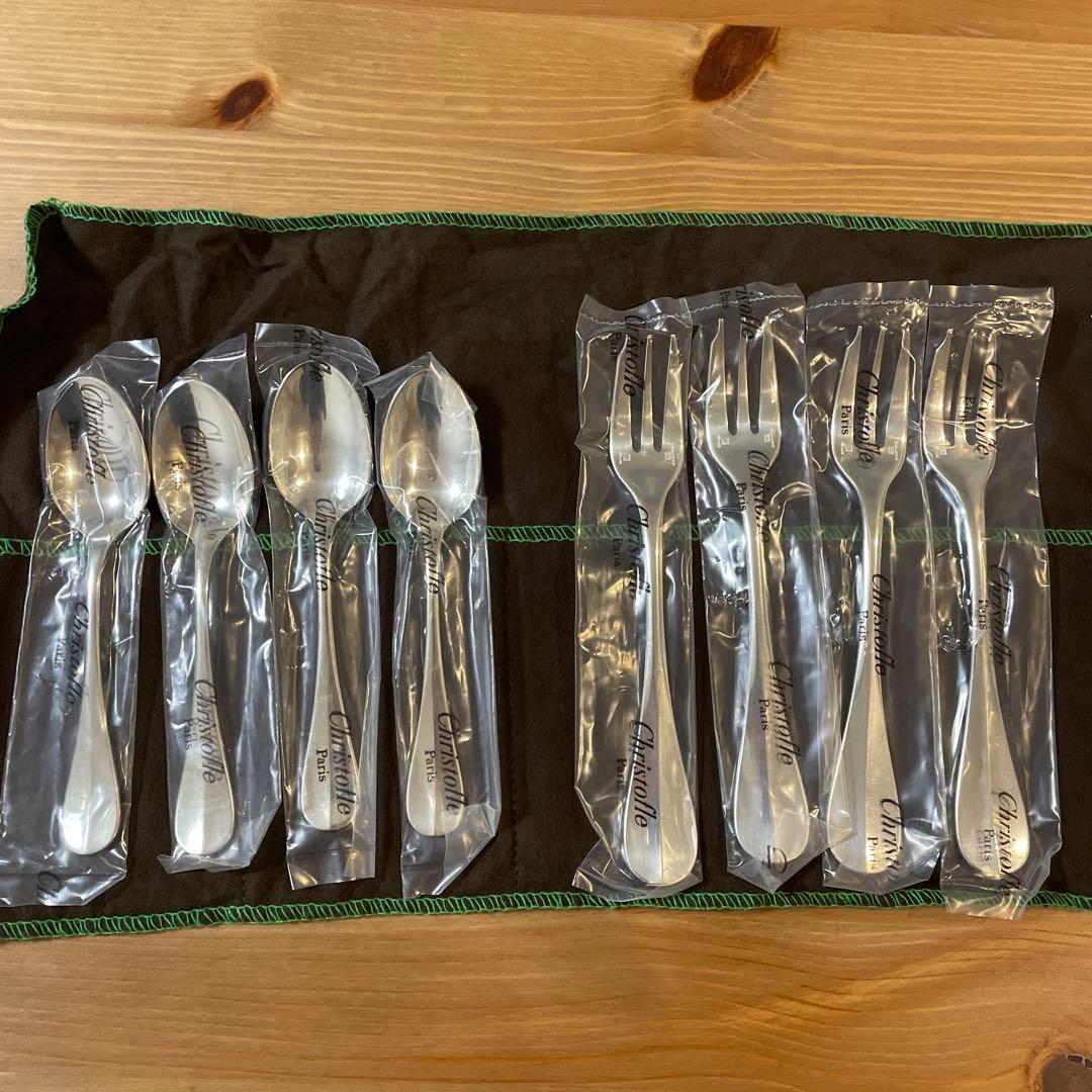 クリストフル カトラリーセット シルバーコーティング 24点