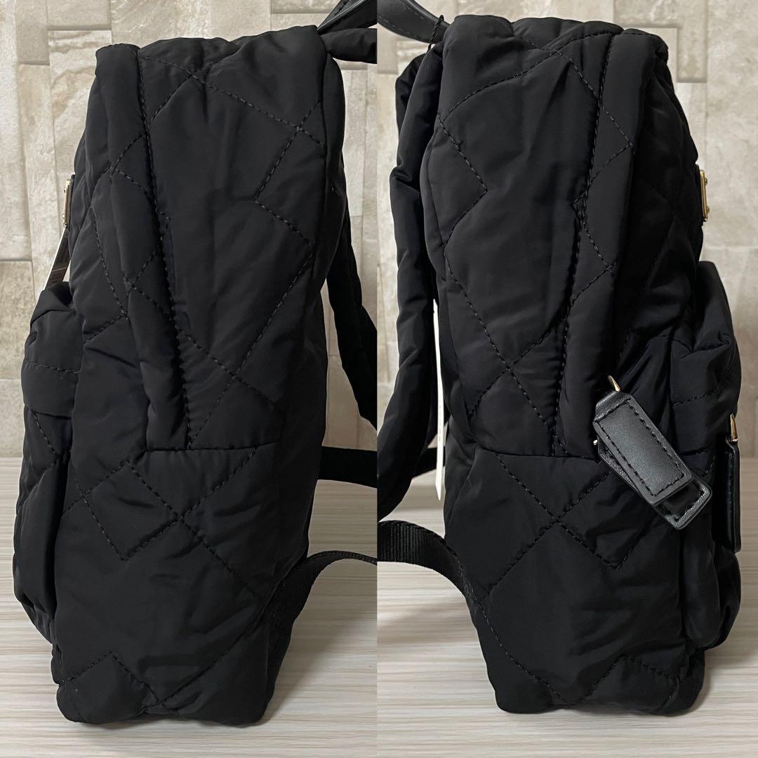 早い者勝ち！訳あり新品 MARC JACOBS バックパック キルティング 黒