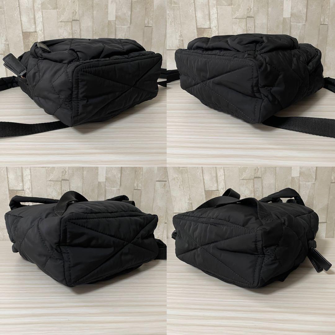 早い者勝ち！訳あり新品 MARC JACOBS バックパック キルティング 黒