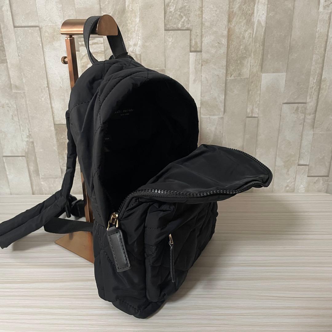 早い者勝ち！訳あり新品 MARC JACOBS バックパック キルティング 黒