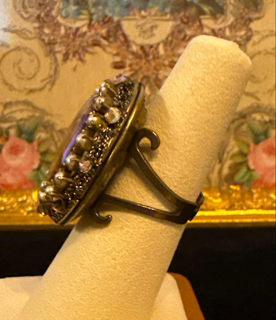 MICHAL NEGRINミハエルネグリンライオンブローチ&ロケットリングセット