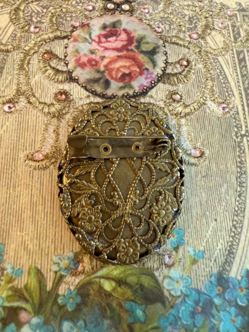 MICHAL NEGRINミハエルネグリンライオンブローチ&ロケットリングセット