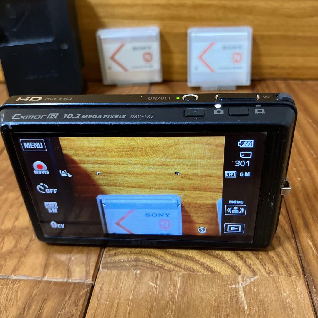 ソニー　Cyber-shot DSC-TX7 コンパクトデジタルカメラ　説明書付