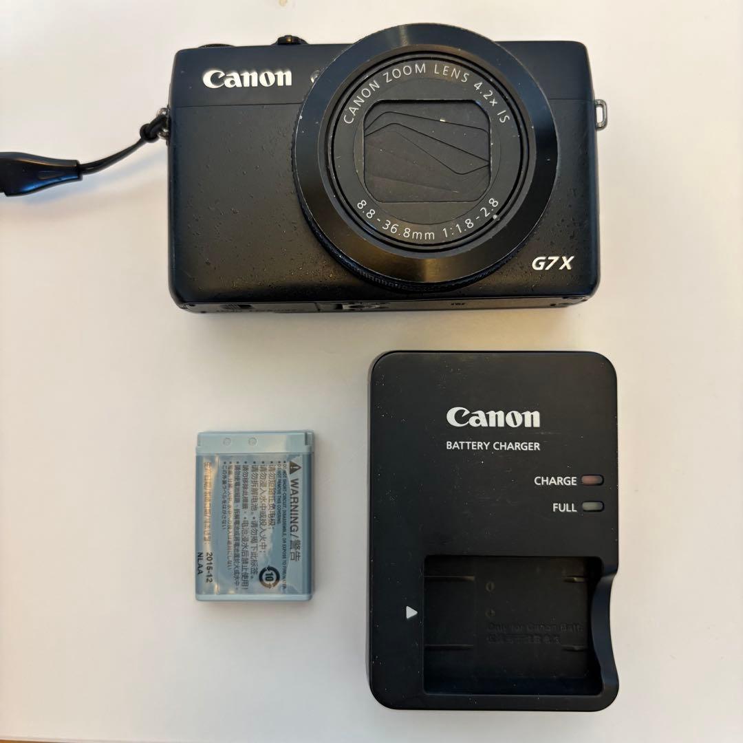 Canon G7 X デジタルカメラ 本体と充電器付き