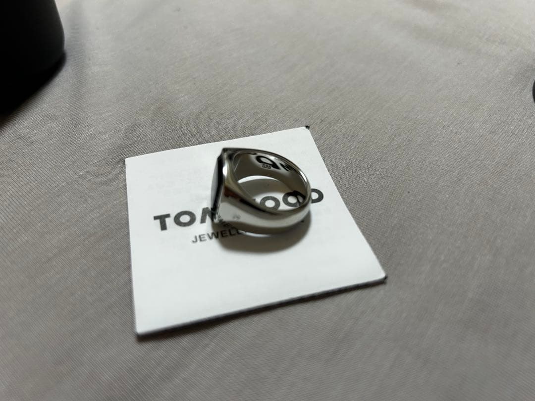 トムウッド　ブラックオニキス　リング　54