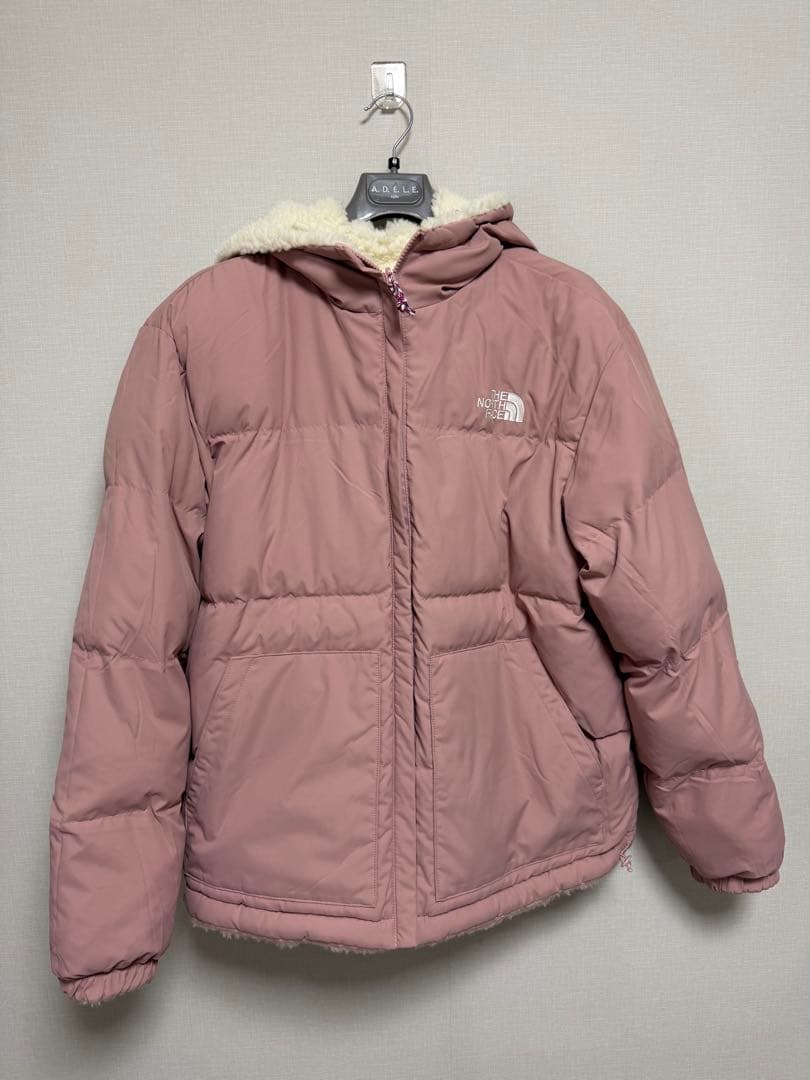 新品未使用　ノースフェイス　韓国企画　リバーシブルダウン　ボア　XL