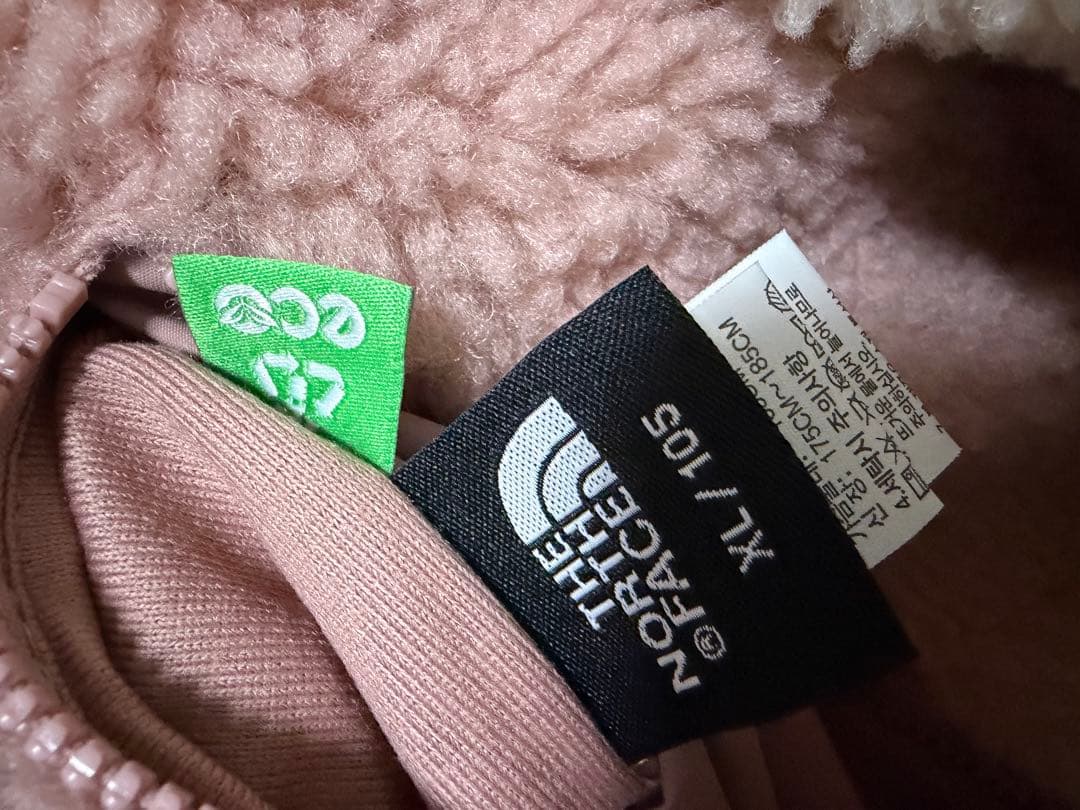 新品未使用　ノースフェイス　韓国企画　リバーシブルダウン　ボア　XL