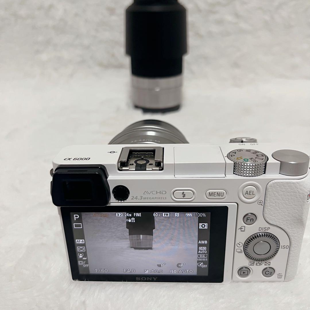【極美品】SONY α6000 ミラーレス一眼ILCE-6000Y