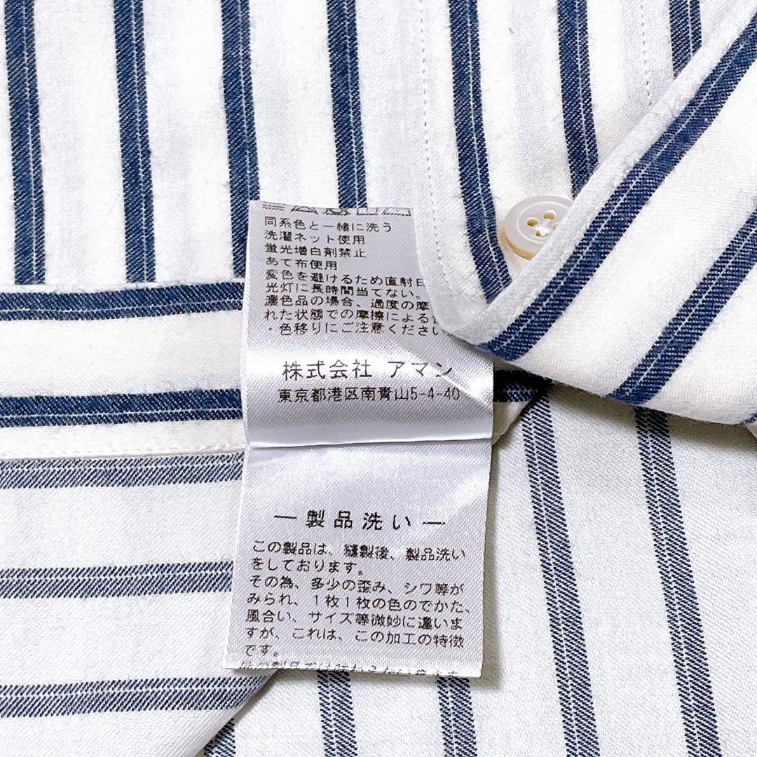 Finamore フィナモレ コットンフランネル イタリア製 M