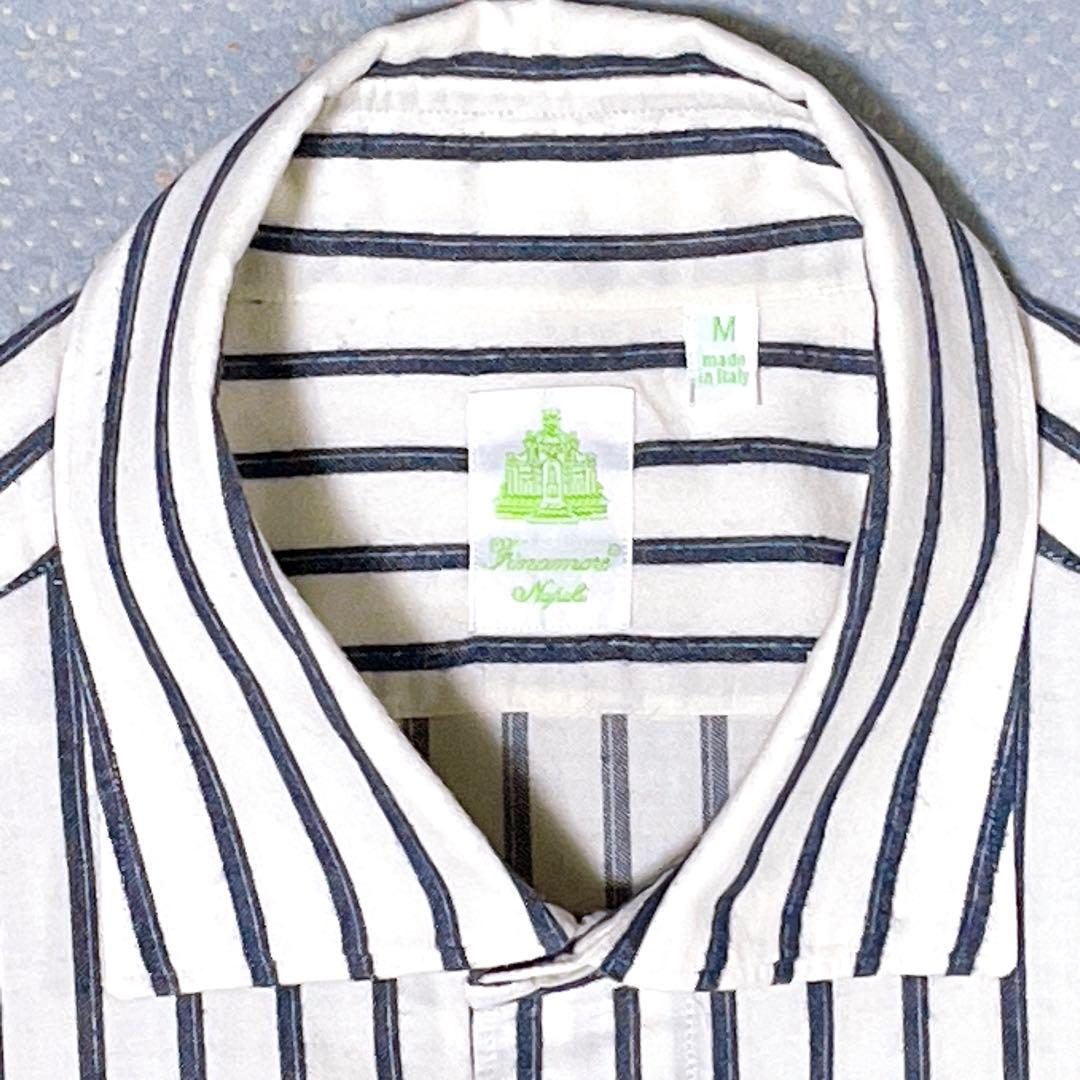 Finamore フィナモレ コットンフランネル イタリア製 M