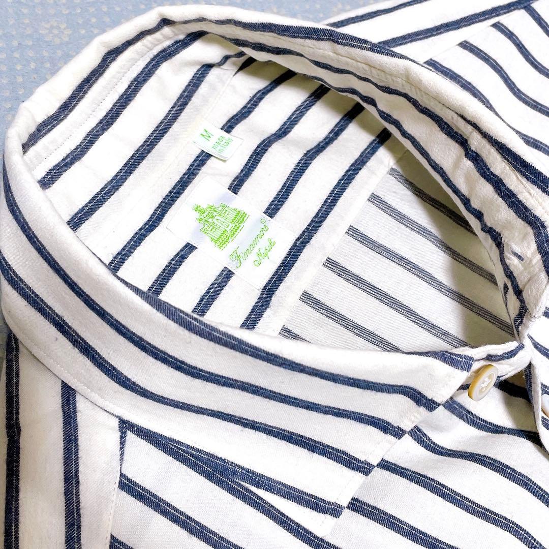 Finamore フィナモレ コットンフランネル イタリア製 M